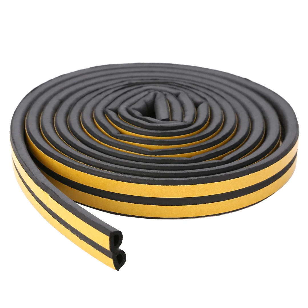 5M Foam Draught Excluder Self Adhesive DEP Type Window Door Soundproof Hardware Tools Sealing Strips