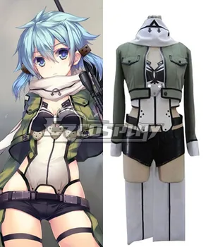 

Sword Art Online (Gun Gale Online) Sinon Cosplay Costume E001