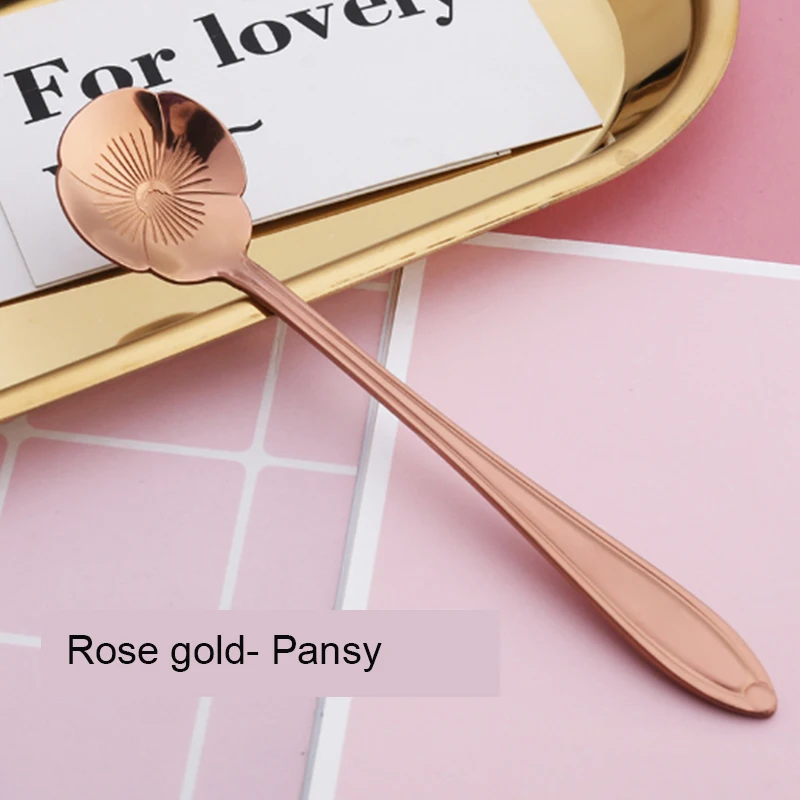 Rose gold-pansy