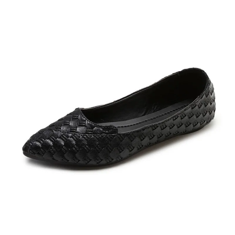 

Ladies Pointed Toe Flat Shoes Women Black Loafers Outdoor Flat Sneakers Shose Summer Women Pu Party Shoe Zapatos De Mujer
