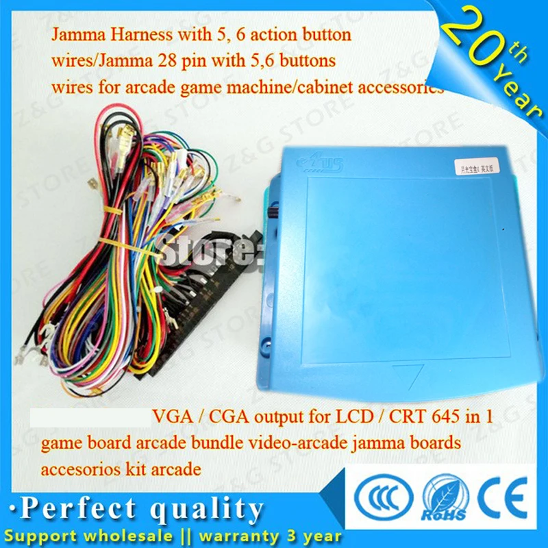 

special price Pandora4/VGA/CGA output for LCD/CRT 645in1 game board box3 box4 arcade bundle video-arcade jamma boards accesorios