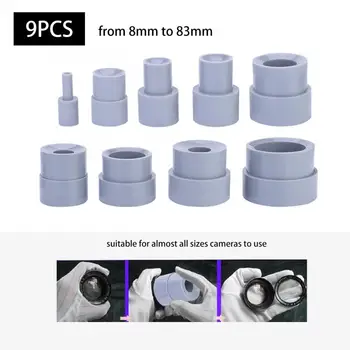 

9Pcs Camera DSLR Lens Repair Tool Ring 8-83mm Lenses Removal Rubber Accessories Lens Repair Tool