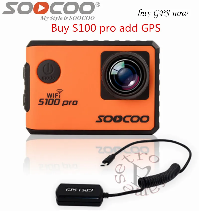 SOOCOO S100 Pro Голосовое управление wifi 4K Экшн камера 2 0 сенсорный экран с гироскопом и