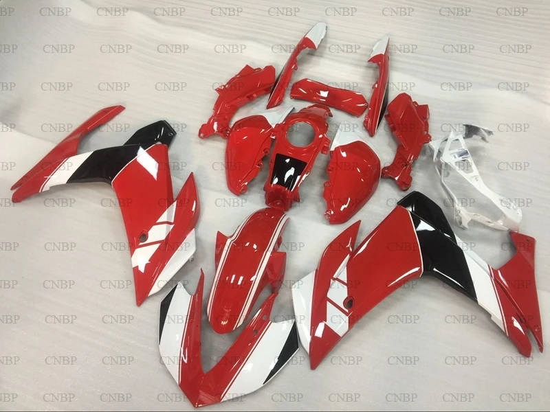 Для YAMAHA R25 R3 2015 Пластиковые обтекатели для 2014 2016 Красные Белые Обтекатели 16