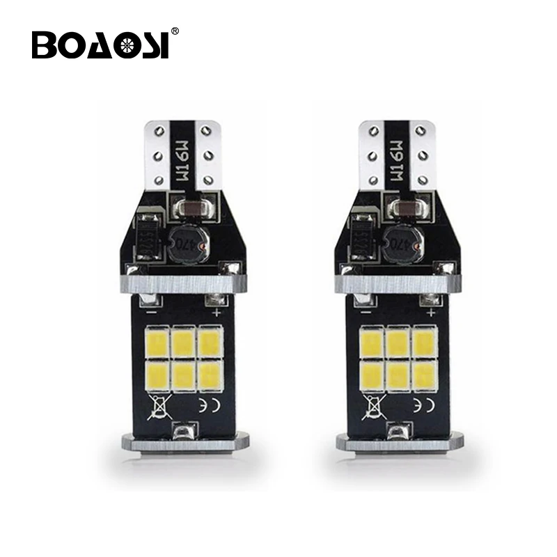 

BOAOSI 2X New Upgrade Extremely Bright High Power Canbus SMD3030 912 921 T15 W16W Car LED Back-up Light Auto Reverse Lamp Bulb