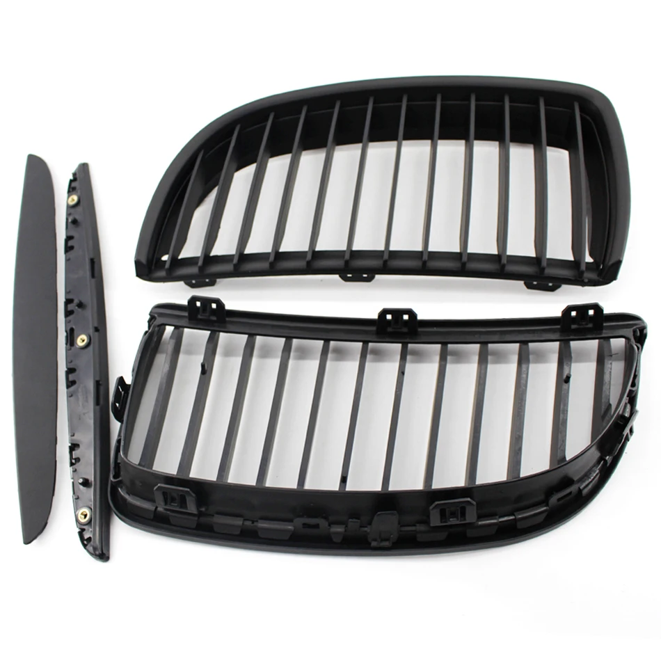

1 Pair Car Front Grille Bumper Hood Grill Grilles For BMW E90 2005 2006 2007 2008 Front Radiator Grille Car String