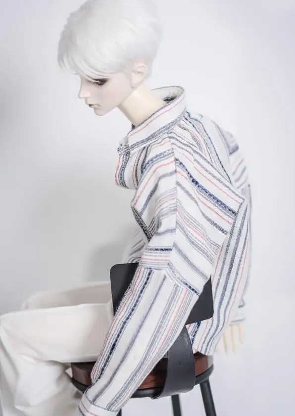 Новинка Одежда для куклы BJD рубашка Полосатый рукав летучая мышь шифон дяди 1/3 1/4