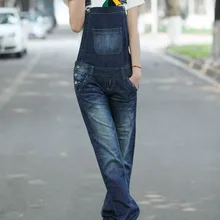 Новинка, весенний и летний Свободный Повседневный Комбинезон, джинсовый комбинезон на лямках размера плюс, женские брюки, джинсовые комбинезоны, XS-3XL