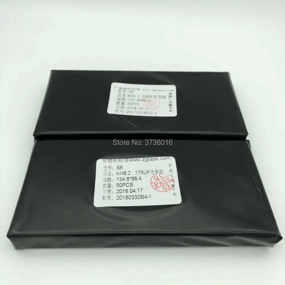 250um kawin kn 6.2 الهجين OCA فيلم ل samsung S8 LCD شاشة الزجاج OHF UF OCA فيلم الترقق للجوال الهاتف إصلاح تحديث