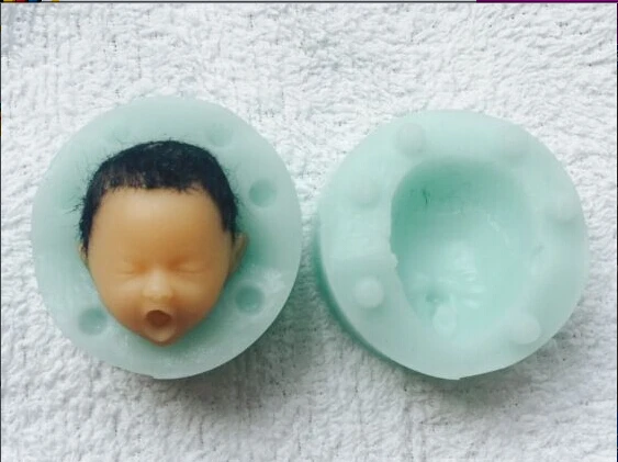 Bai F1874 Moule A Gateau En Silicone Avec Tete De Bebe A Faire Soi Meme Moules A Fondant Pierre Aromatique En Silicone Caoutchouc 001 Mignon Ecologique Aliexpress