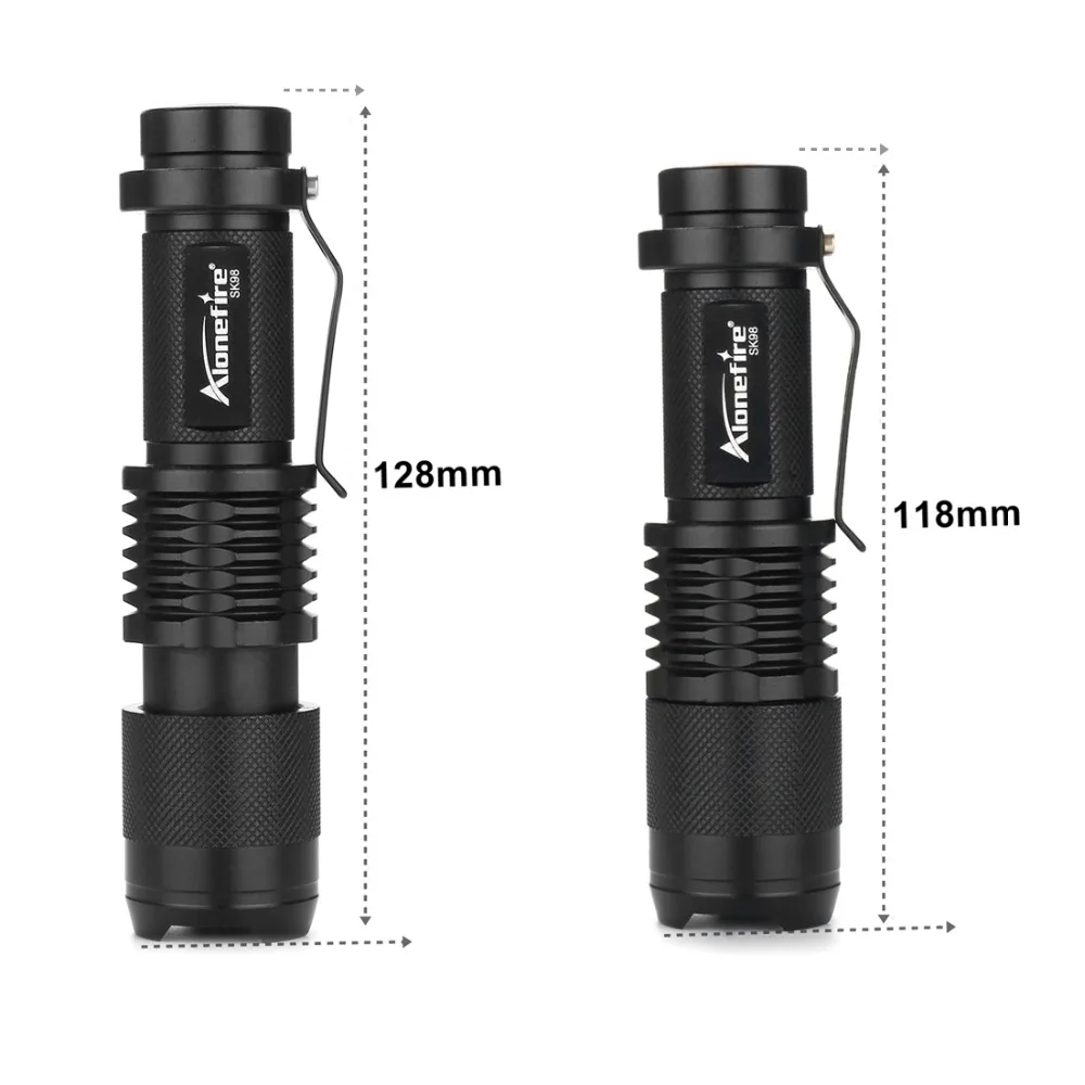 Alonefire SK98 CREE XM L2 светодиодный масштабируемый фонарик 2000 люмен фонарь для