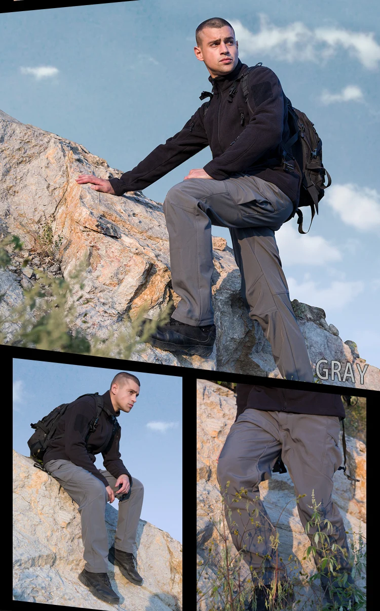 S. archon инструктор тактика M2 плюс бархатные брюки ворсистые брюки альпинистские брюки лыжные мужские Мульти карманы армейские боевые брюки