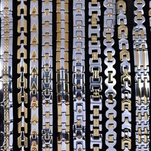 5 шт./лот, мужские ювелирные изделия, 316L, браслет из нержавеющей стали и браслет, цепочка, браслет, мужской браслет, подарок