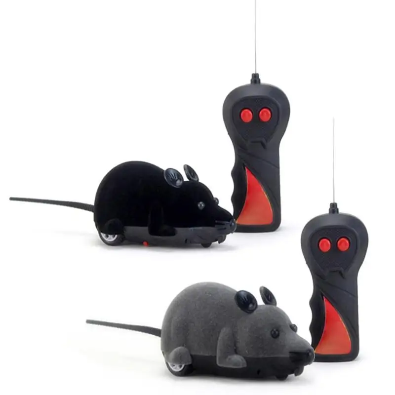 Children Gifts RC Animals Mouse Toys Wireless RC Mice Cat Toys Remote Control False Mouse Novelty Toy for Kids Boys