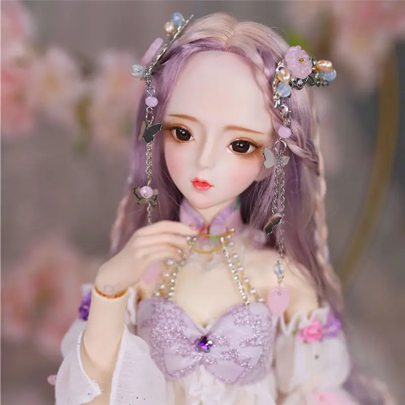 Dream Fairy 1/3 BJD кукла, шарнирное тело 62 см, модная Кукла принцессы с костюмом, обувью и подарочной коробкой, комбинированный набор, игрушка в подарок, SD кукла - Цвет: j