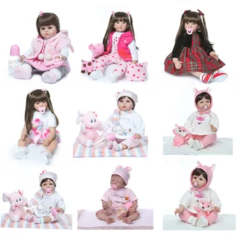 

NPK Lifelike Baby Dolls Toy Silicone Newborn Baby Dolls Vinyl Toys 46cm-60CM Reborn Dolls Toy
