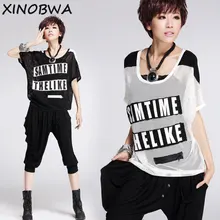 Новинка Летняя женская уличная модная свободная с печатью сарафан с коротким рукавом сетчатая Лоскутная футболка Топы Женская Повседневная рубашка