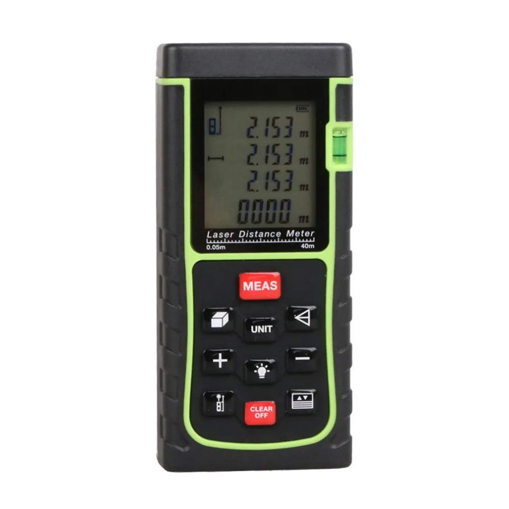

40M Laser Point Distance Meter Area measurement Volume measurement Device Digital Measure Range Finder Universal