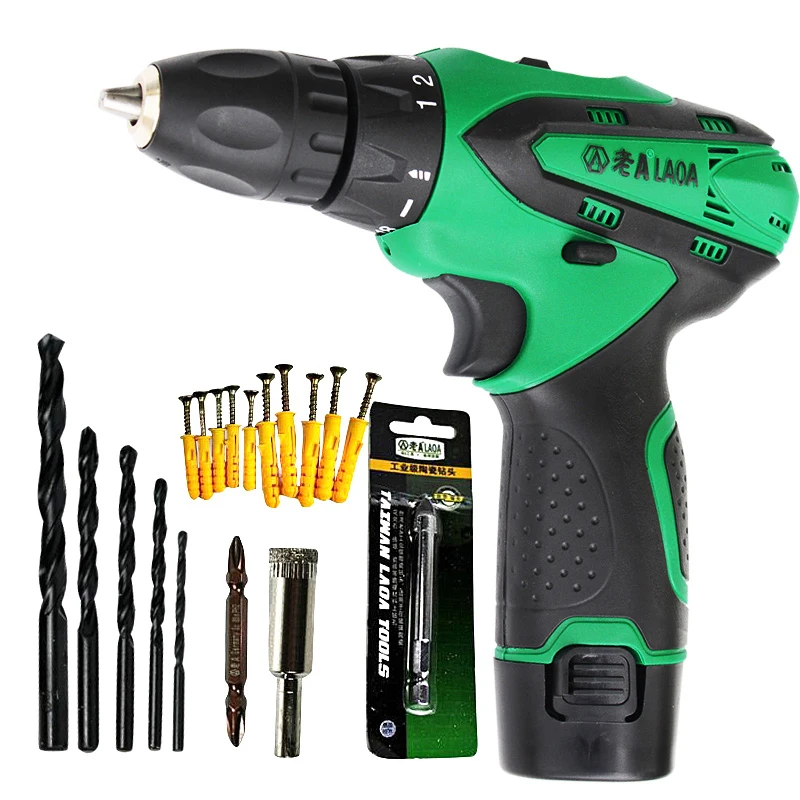 Limited  LAOA 12V Electric Screwdriver Lithium Battery Drill for Wood Tile Woodworking Home improvement