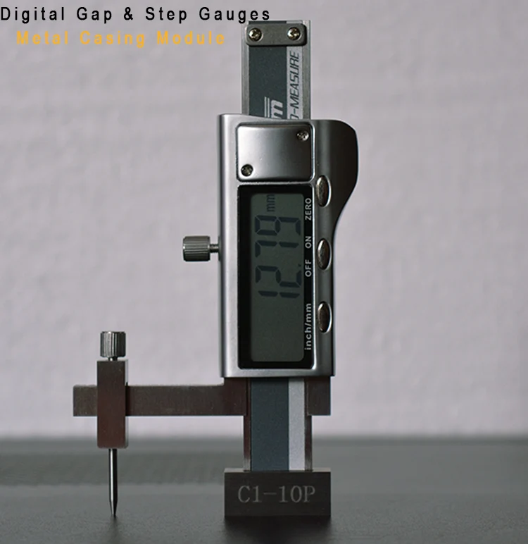 Digital Gap & Step Gauges with flat measuring face C1 10P 0 10mm metal