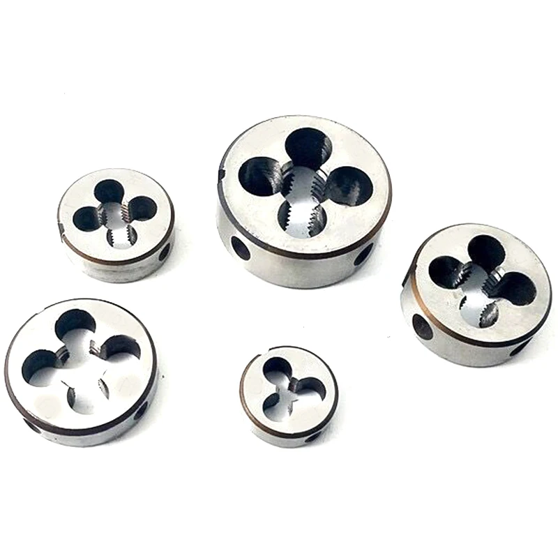 

5pcs Metric Threading Die Alloy Tool Steel Left-hand Thread Cutting Die Tool Set M3 M4 M5 M6 M8 For Mold Machining