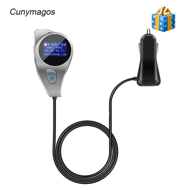FM передатчик автомобильный Mp3 музыкальный плеер модулятор Bluetooth комплект 2.1A