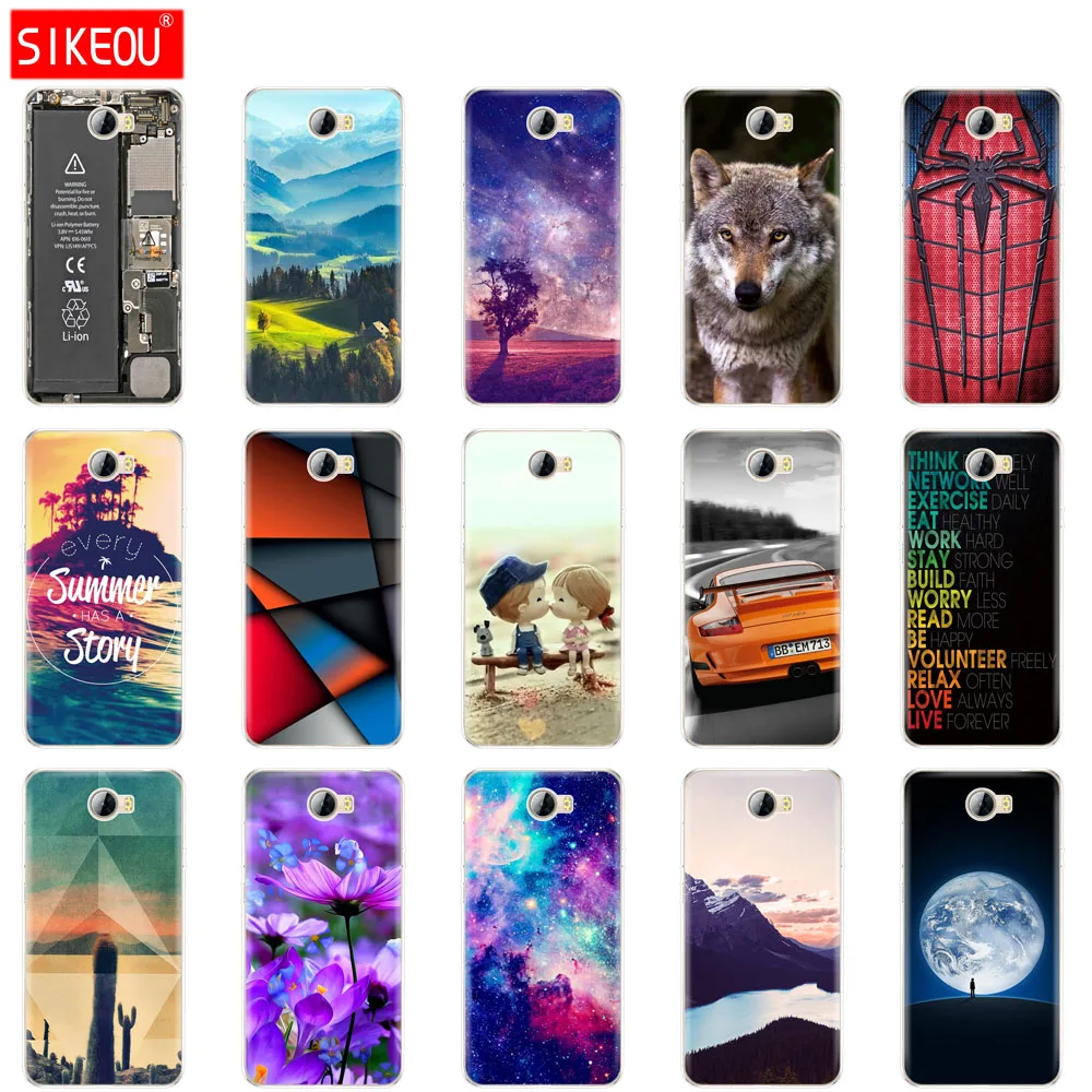 Soft Silicone Huawei Y5 II / Y6 II Compact / Honor 5A LYO-L21 Case Cover Phone Painted Protective Huawei Y5 II Case