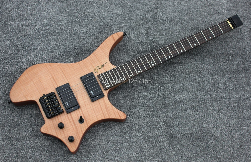 Стиль натуральный электрогитара strandberg Безголовый электрогитара все твердые тела Электрогитара прямо с фабрики