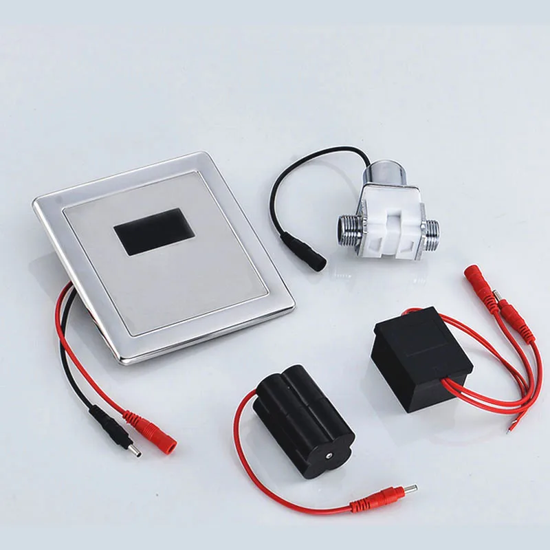 Туалетный датчик писсуарный кран, автоматический индукционный писсуар панель аксессуары, 6 в электромагнитный клапан батарея коробка трансформатор, J18049