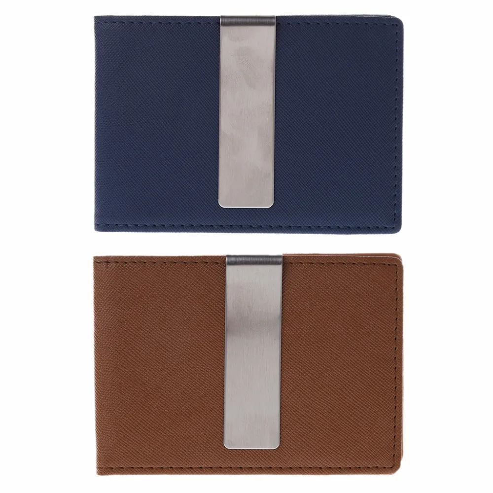 

THINKTHENDO Multifunction Money Clips Men Credit Card Coin Photo Holder Money Clip Slim Wallet Purse