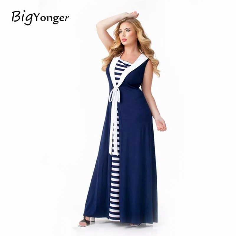 Buy Cheap Dress women 2017 New Arrival V-Neck Dress Plus Size Sleeveless Ankle-Length Casual Style For Woman In Summer In High Quality