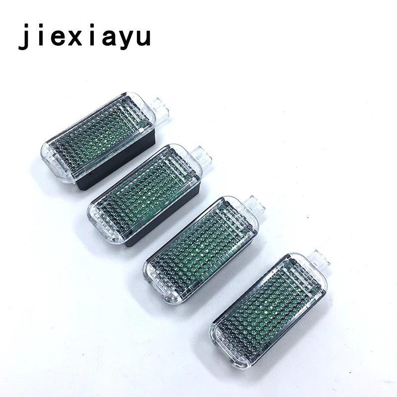 

4PCS LED Interior Footwell Lights & Cable For Golf Jetta MK5 MK6 Passat B6 B7 Tiguan Octavia Seat Leon 3AD 947 409