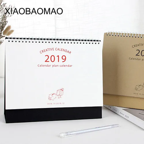 

2019 Table Calendar weekly planner Monthly plan To Do List Desk Calendar Daily Rainlendar Simple style Desktop Calendar