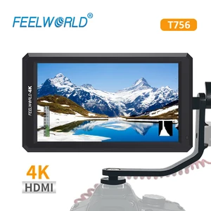 Image 1 - FEELWORLD T756 7 "4 K On camera Monitor com Entrada HDMI/Saída IPS Full HD 1920x1200