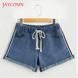 JAYCOSIN дамы со средней посадкой рваные джинсы для женщин узкие для повязки горячие брюки шорты деним летний сезон деним материал пикантн