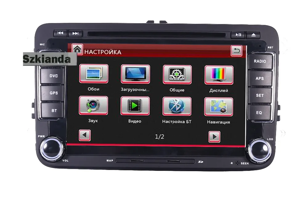 2 Din 7 дюймов Автомобильный dvd-плеер для VW Volkswagen Seat Polo Bora Golf Jetta Tiguan Leon Skoda с gps Bluetooth Радио gps карта