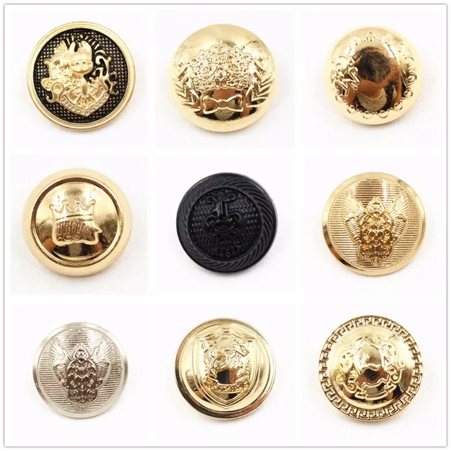 Buy N1711226 , 10pcs Metal buttons, clothing