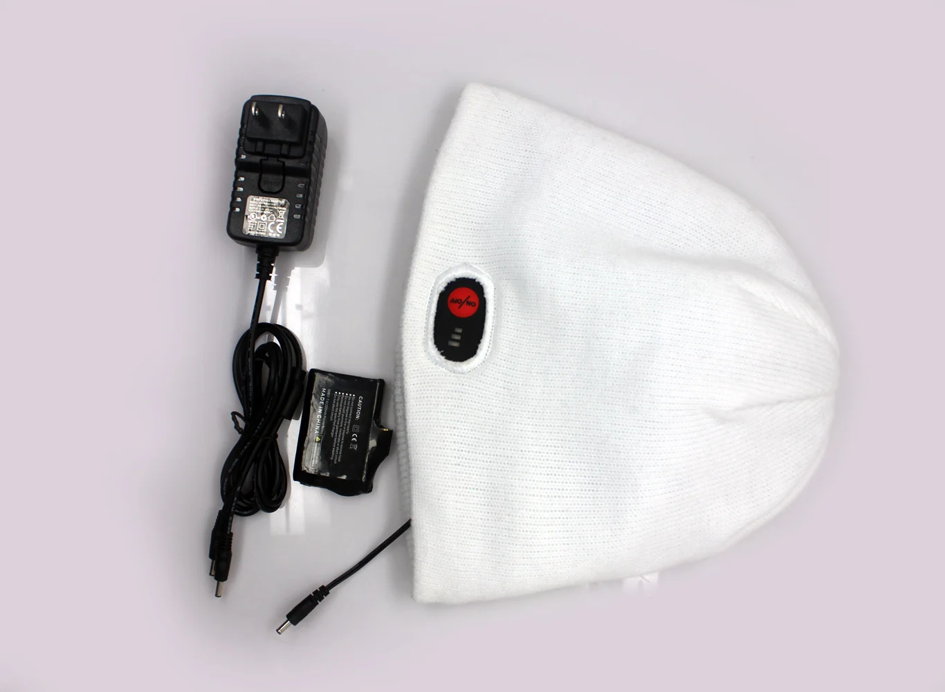 Спаситель зимняя шапка с подогревом Li-Ion 7,4 В белая шапка смарт 3 уровня контроллер электрическое отопление согревает мужчин и женщин