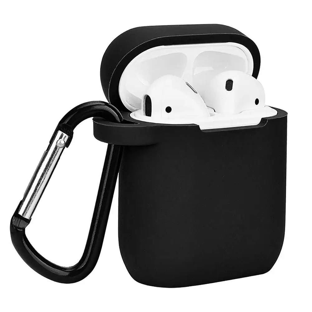 Сплошной цвет силиконовый пылезащитный Защитный чехол для Apple Airpods Charge Box хорошего качества