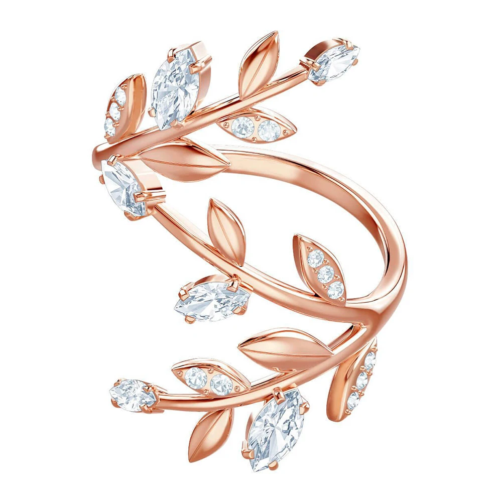 

Fanier New Effective Tree Sheet Rings 1:1 Original Authentic Rings For Women For Girlfriend Best Romantic Birthday Present 5409356