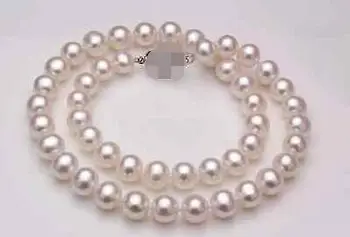 

Free shipping hot sale Women Bridal Wedding Jewelry >>HUGE RARE AAA 11-12mm WHITE SOUTH SEA AKOYA PEARL NECKLACE 18"