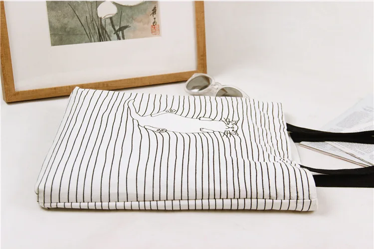 Новинка хлопчатобумажная холщовая Экологически чистая Сумка тоут ручной работы