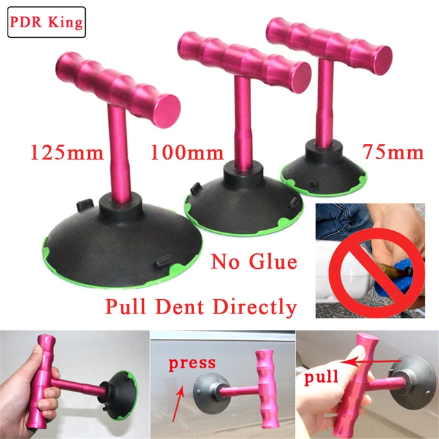 Special Offers T puller suction cups No glue needed Dent puller tools car dent repair kit PDR Tool Paintless Dent Repair Tool kit 