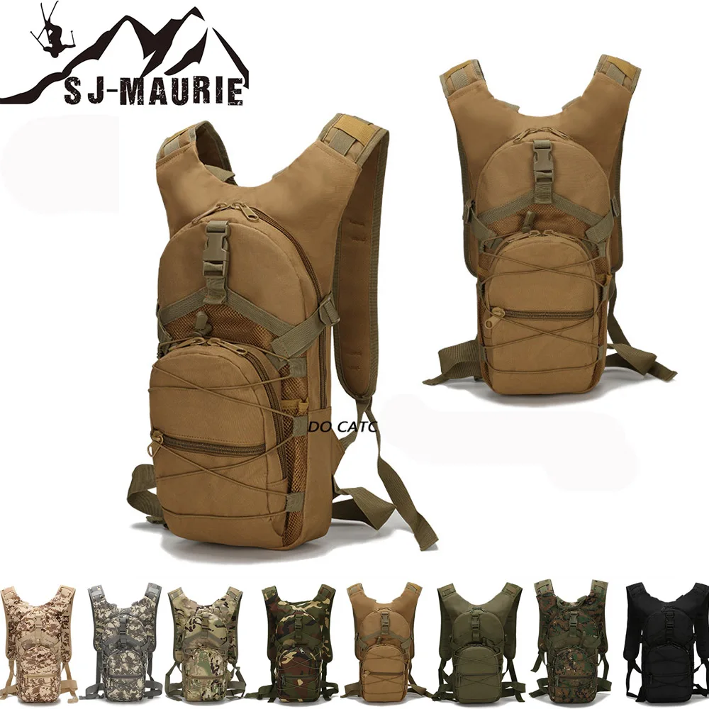 

SJ-Maurie Tactical Backpack Cover Military Rucksack Hiking Bicycle Backpacks Tactical Bags Cycling Climbing Camping Bag 15L