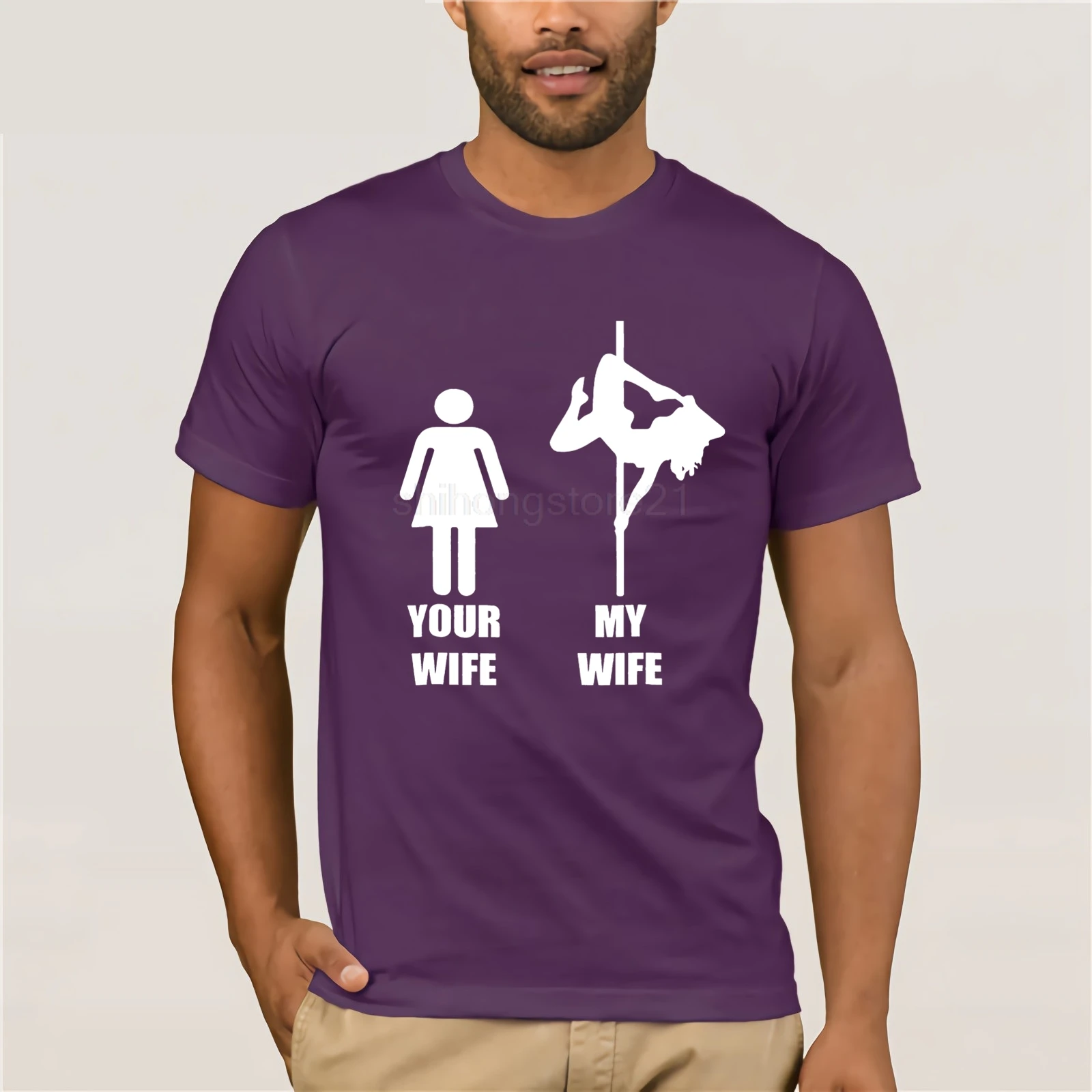 Your Wife My Wife Pole Dancing Tshirt Short Sleeves New Fashion T-shirt Men Clothing Your Wife My Wife Pole Dancing Tshirt Short Sleeves New Fashion T-shirt Men Clothing