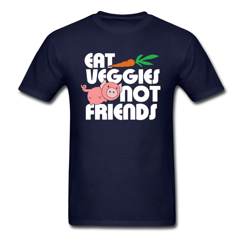 Eat Veggies not Animal Vegan_navy
