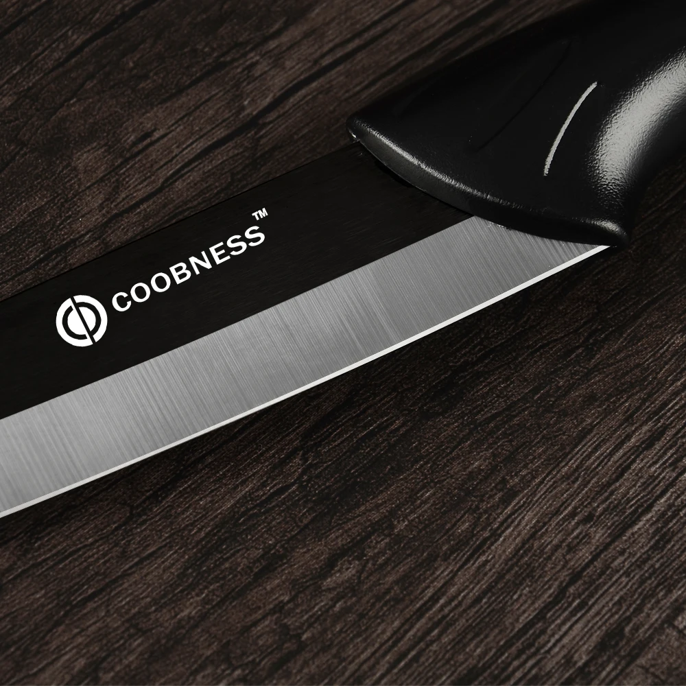 Кухонный керамический нож COOBNESS черный Высококачественный Нож из циркония с