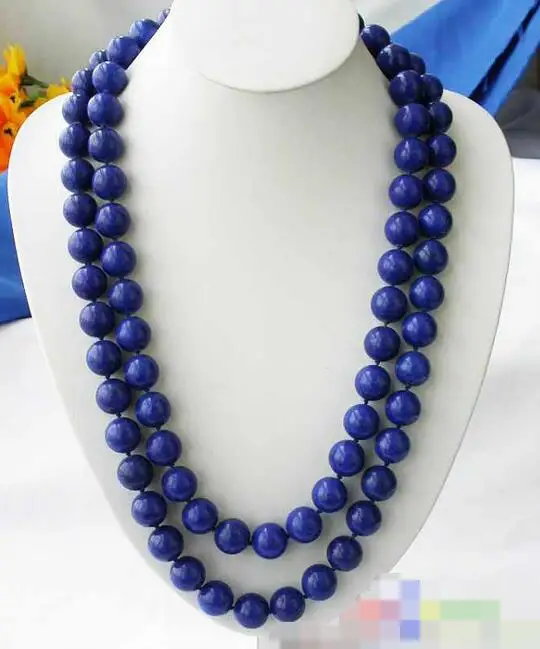 

song voge gem nanJ0589 naturel blue lapis lazuli bead necklace