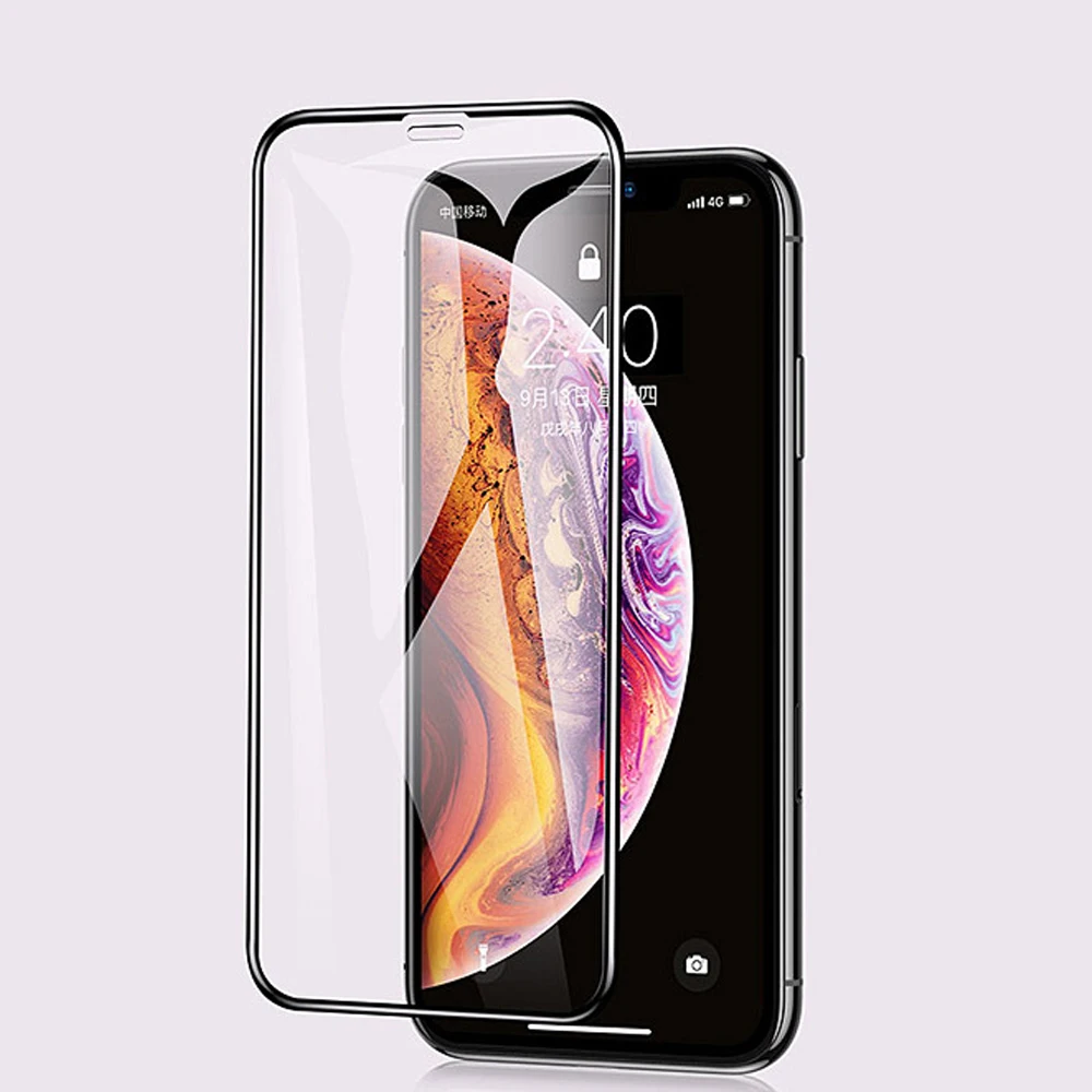 Закаленное стекло 5D для iPhone X 10 XS MAX XR защитная пленка экрана 6 s 7 8 Plus 6Plus 6splus 7plus 8plus