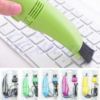 

Mini Computer Vacuum USB Keyboard Cleaner PC Laptop Brush Dust Cleaning Kit